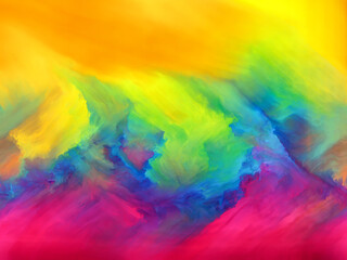 Obraz na płótnie Canvas Colorful Cloud Background