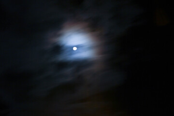 Foto da Lua em Baixa Exposição 