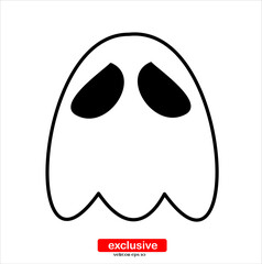 ghost icon.Flat design style vector illustration for graphic and web design.