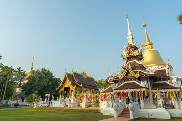 Pa Dara Phirom Temple is located at 514 Rim Tai Subdistrict, Mae Rim District, Chiang Mai Province. A beautiful ancient temple built, old and valuable, calming, natural looking, cool, Thailand