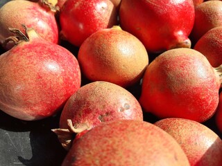 pomegranates on market