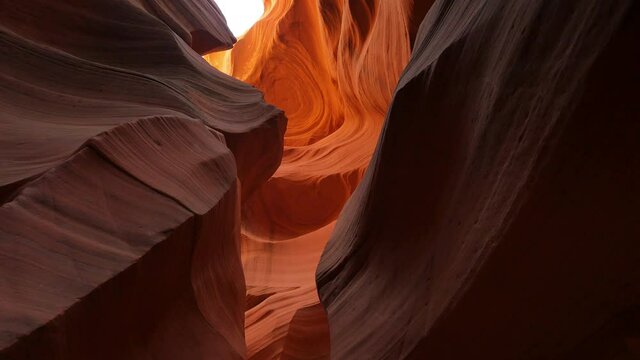 Antelope Canyon Dolly Shot Slot Canyon in Arizona L Southwest USA