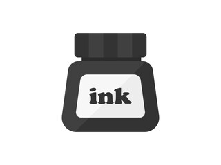 黒インクのイラスト