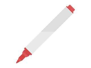 油性マーカーのイラスト