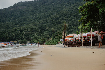 Brazilian beach. Ilha Grande -island of summer