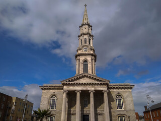 Fototapeta na wymiar Saint George's Church in County Dublin, Ireland.