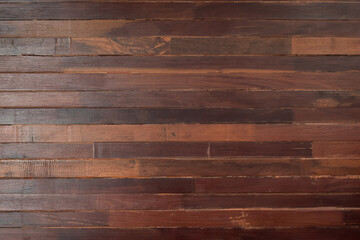 Naklejka premium timber brown wood plank wall, texture of wooden background
