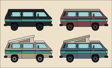 Camper van collection