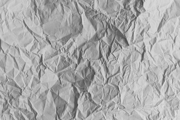 gray crumpled paper texture background