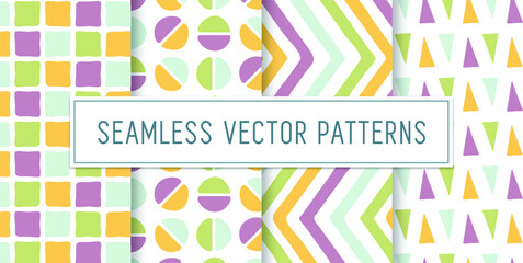 Seamless Shape Pattern Set