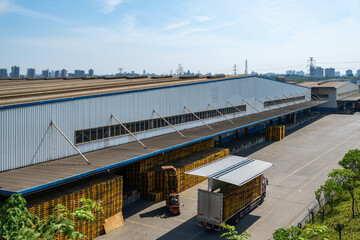 Logistics park warehouse in Chongqing, China