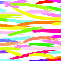 Abstract colorful paint brush and strokes, scribble pattern background. colorful nice brush strokes and hand drawn for your design. modern beautiful grunge and stripes horizontal pattern backdrop