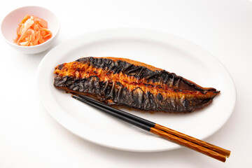 Japanese cuisine Unagi Kabayaki pickled ginger