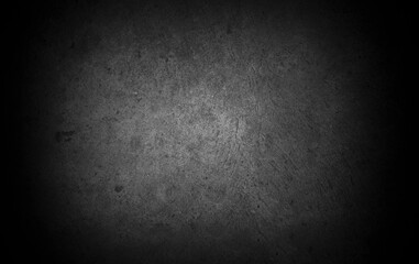 Old wall texture cement dark black gray  background abstract grey color design are light with white gradient background.
