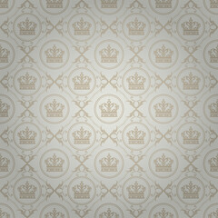 Naklejka na ściany i meble Vintage Royal Background Wallpaper Texture Pattern Vector