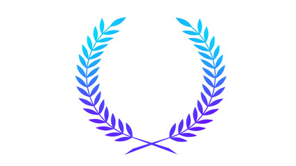 New purple and cyan wheat icon on white background,New wheat icons