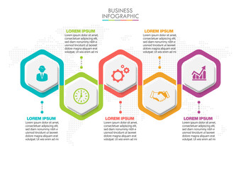 Business data visualization. timeline infographic icons designed for abstract background template milestone element modern diagram process technology digital marketing data presentation chart Vector
