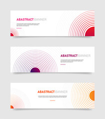 Abstract colorful banners template. Vector Eps10.