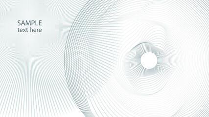 Fototapeta premium Abstract flow lines background . Fluid wavy shape .Striped linear pattern . Vector illustration