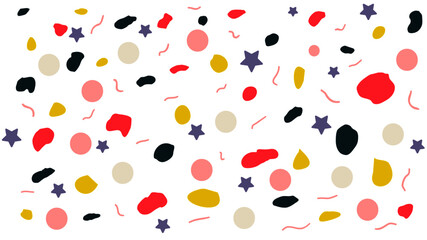 colorful balloons on white background