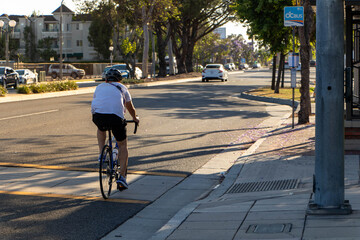 Man on bike