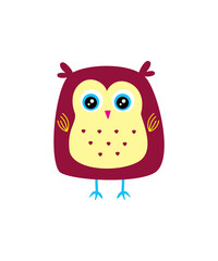 cute little owl design vector