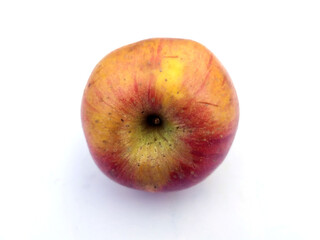 fresh healthy sweet red apple isolated on white background