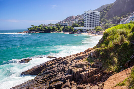Rio de Janeiro, Brazil, Hotel Sheraton.
The exclusive 5-star Sheraton Grand Rio resort is located next to the ocean on trendy Leblon beach, in the southern zone of Rio de Janeiro.