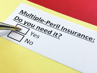 Questionnaire about insurance