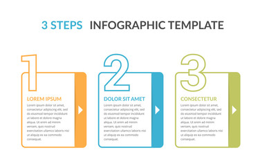 3 Steps - Infographic Template