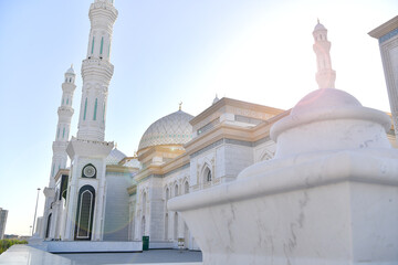 mosque, mosque in Astana, mosque in Nursultan, the big mosque in Asia, Istanbul, Ramadan, Kurban Bayram, the dome of the mosque,