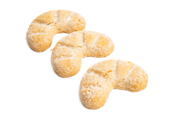 shortbread cookies isolated