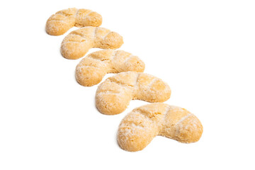 shortbread cookies isolated