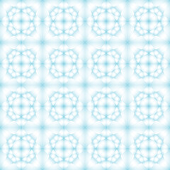 Blue abstract polygonal seamless pattern background. Vector illustrations. Crystals wallpaper.