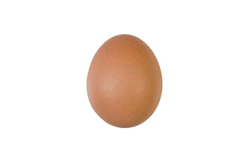 Chicken egg isolated on white background