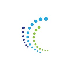Molecule logo vector icon