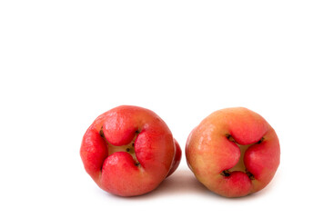 Rose apples isolated on a white background