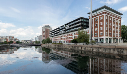 Strasbourg cityscape in France 