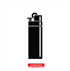 Lighter Icon.Flat design style vector illustration for graphic and web design.