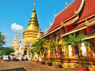 Naklejka premium temple, lampoon, Thailand