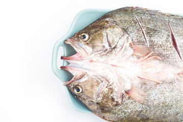 A piece of fresh osmanthus fish on a plate