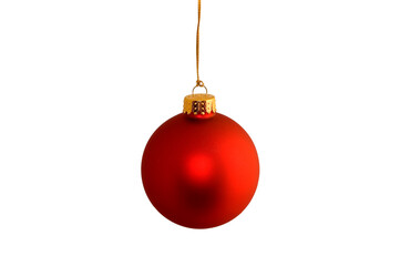 Christmas Tree Ornament Isolated Over White