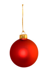 Christmas Tree Ornament Isolated Over White