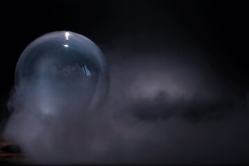 Crystal ball to predict the fate. Guessing for the future.