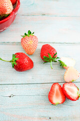 Fresh juicy strawberries