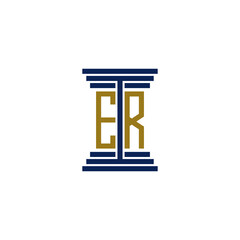 er logo design vector icon