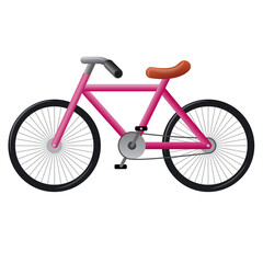 pink bicycle