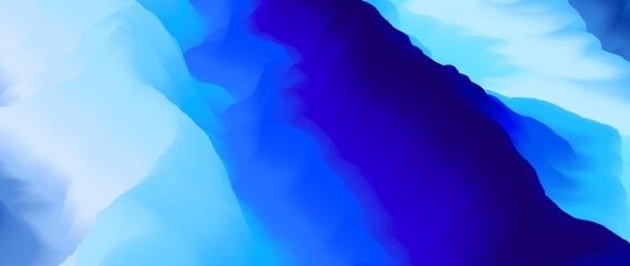 Fototapeta na wymiar Color explosion. Abstract paint splash. Ultra wide wallpaper. Blue fractal. Digital art. Futuristic surreal texture. 3d illustration. Creative neon color flow background.