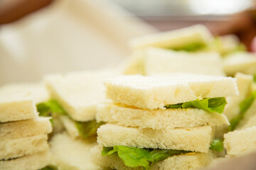 vegetarian sandwich on a plate