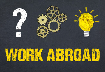 Obraz premium Work Abroad